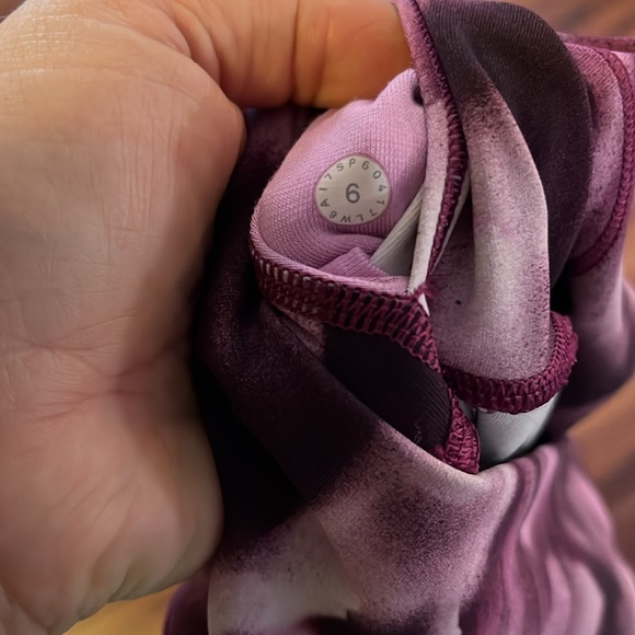 Lululemon Wunder Under Crop Hi-Rise 21” Blush Blossom Alpine White Candy Pink 6 - Picture 9 of 9